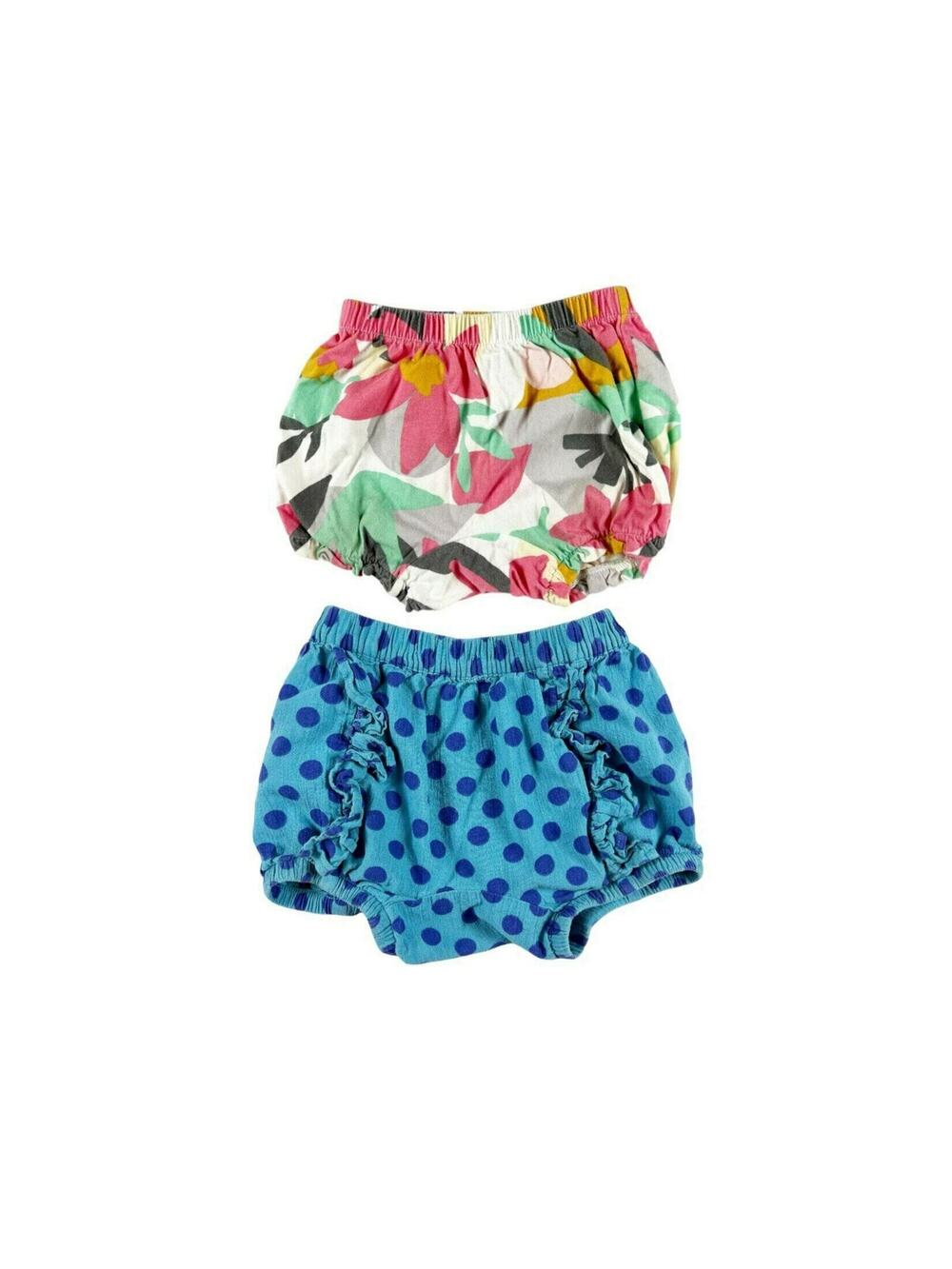 Tea Collection Rumba Ruffle + Oasis Floral Bloomer Bundle 12-18 months